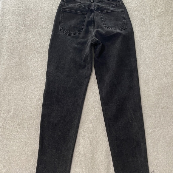Black Denim High Waisted Distressed Jeans - Picture 3 of 9